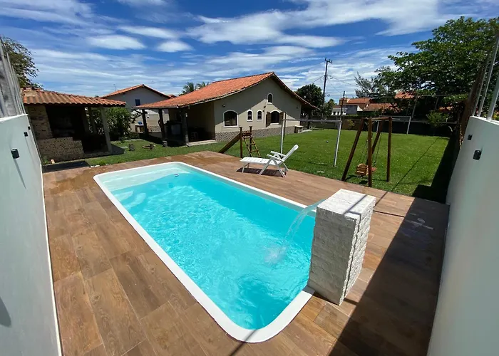 Casa Bem Espacosa Com Piscina, Campo De Futebol E Area Gourmet A Um Quarteirao Da Lagoa De Praia Seca