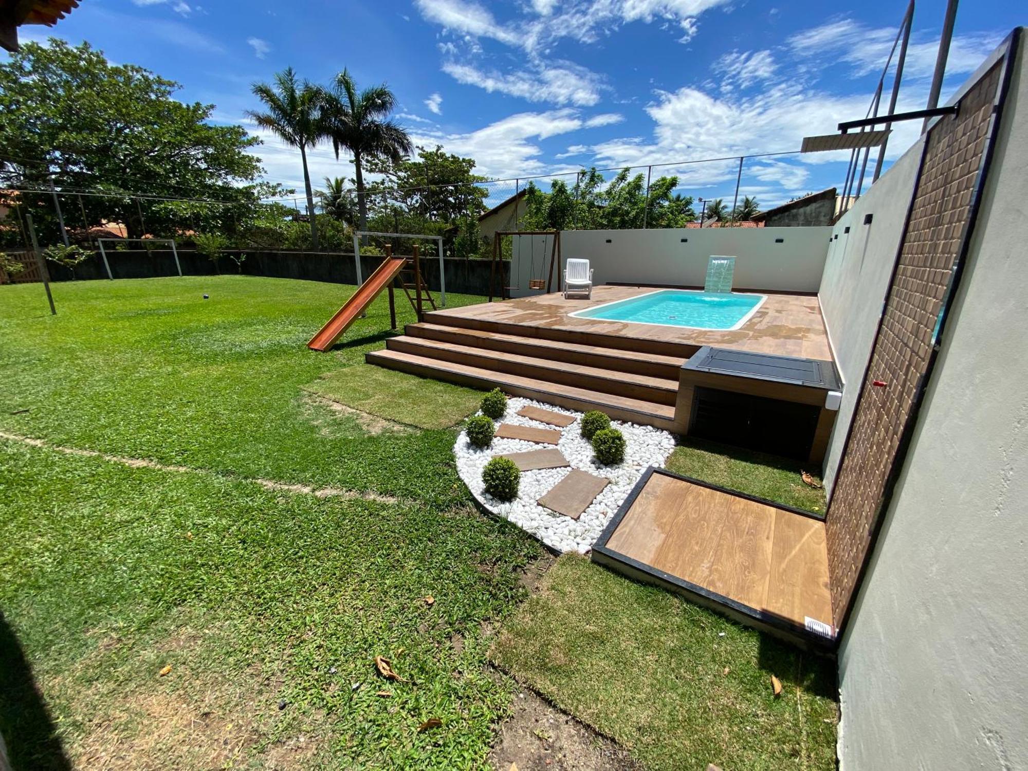 Casa Bem Espacosa Com Piscina, Campo De Futebol E Area Gourmet A Um Quarteirao Da Lagoa De Seca Holiday home Araruama