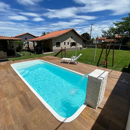 Casa Bem Espacosa Com Piscina, Campo De Futebol E Area Gourmet A Um Quarteirao Da Lagoa De Praia Seca Araruama Exterior photo